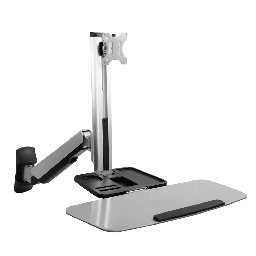70-200-1 MODULAR SOLUTIONS MONITOR MOUNT WITH KEYBOARD TRAY HEIGHT ADJUSTABLE, ARTICULATING